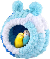 KUTKUT Bird Breeding Nest, Conure Nest Hatch House Parrotlet Snuggle Hut Winter Warm Lovebird Bed for Conure, Lovebird, Canary, Finch, Coneshape Birds, Hamster, Small Pets